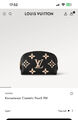 Косметичка Louis Vuitton женский кожа черный 152408-2
