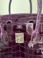 Сумка Hermès Birkin 35 женский кожа фиолетовый 140346-9
