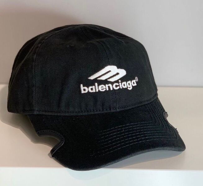 Кепка Balenciaga женский текстиль черный 118798