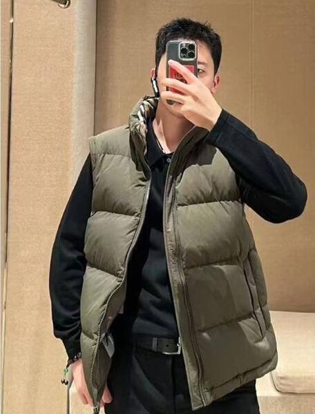 Мужской пуховик Burberry мужской болотный 198785-4