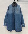 Рубашка Prada женский джинса синий 199160-1