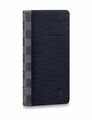 Бумажник Louis Vuitton Brazza мужской кожа черный 15532-6