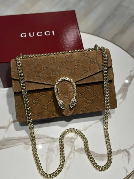Сумка Gucci женский замша 176143-2