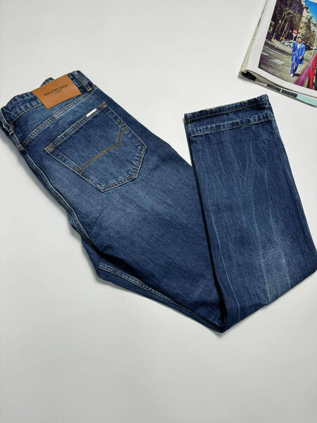 Мужские джинсы Balenciaga мужской джинса синий 169645-3