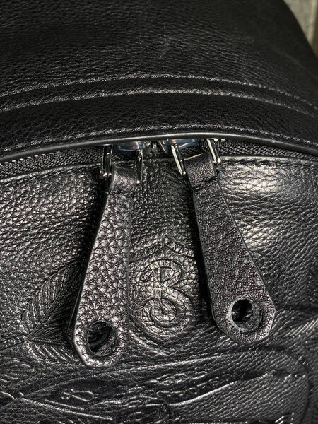 Мужской рюкзак Burberry мужской кожа черный 145928-7