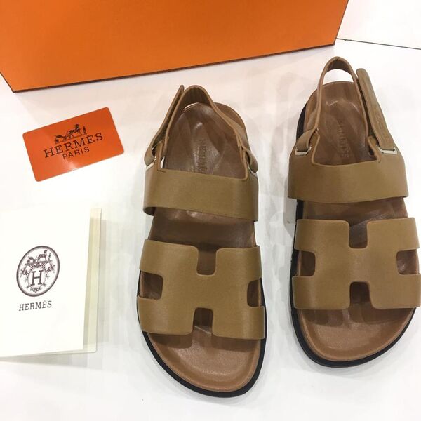 Сандалии Hermès женский кожа 66636-3