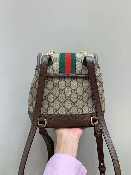Рюкзак Gucci женский кожа графитовый 149774-2