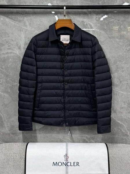 Мужская куртка Moncler мужской синий 201024-3