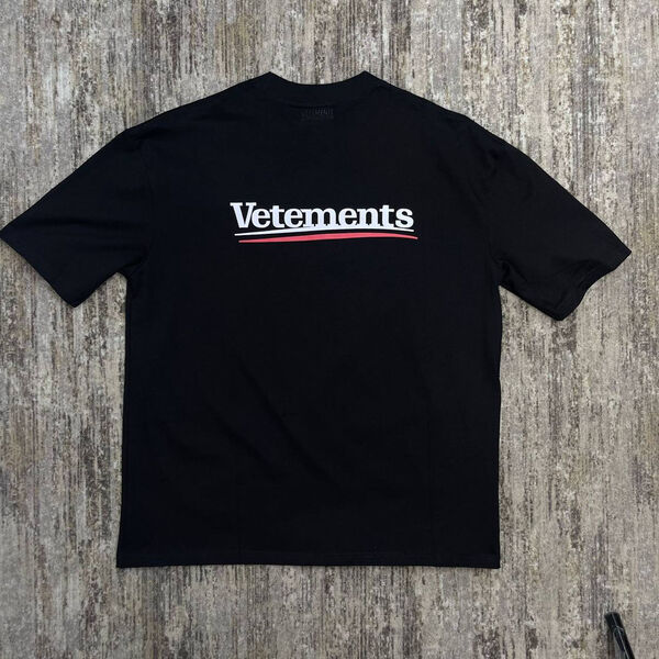 Мужская футболка Vetements мужской черный 145095-3