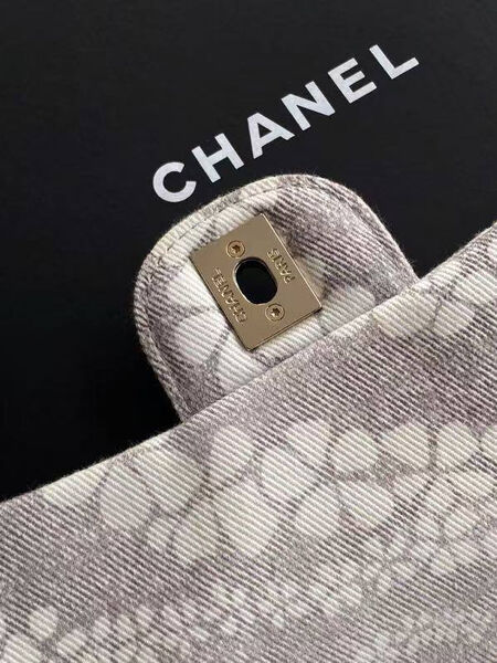 Сумка Chanel женский текстиль графитовый 192437-6
