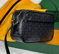 Мужская сумка мессенджер Goyard мужской кожа черный,коричневый 173010
