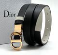 Женский ремень Christian Dior женский кожа,канва черный 21192