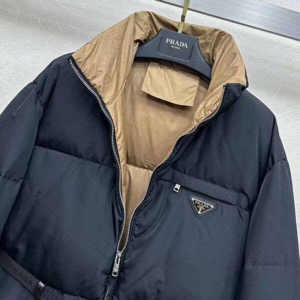 Пуховик куртка Prada женский синий 199639-2