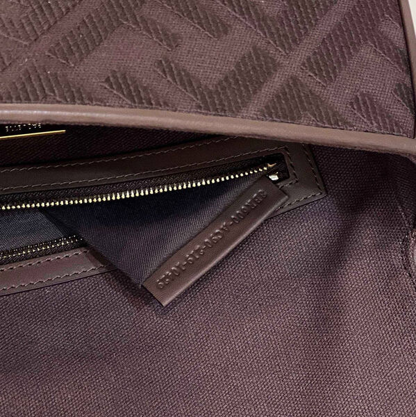 Сумка Fendi Baguette женский текстиль 142104-3