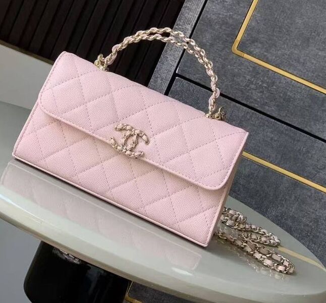 Сумка Chanel женский кожа розовый 189752