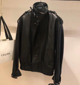 Куртка Celine женский кожа черный 37916