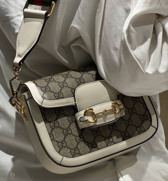 Сумка Gucci женский кожа белый 125986