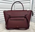 Сумка Celine Belt Micro женский кожа бордовый 141851-1