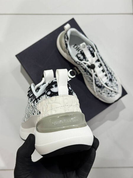 Мужские кроссовки Christian Dior мужской текстиль черный 185032-4