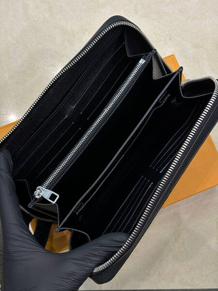 Мужской кошелек Louis Vuitton мужской кожа синий 173920-4