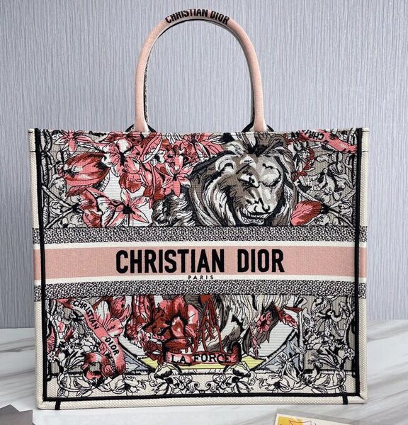Сумка Christian Dior Book 41 женский текстиль графитовый 74160