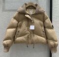 Пуховик Hermès женский темно-бежевый 124260