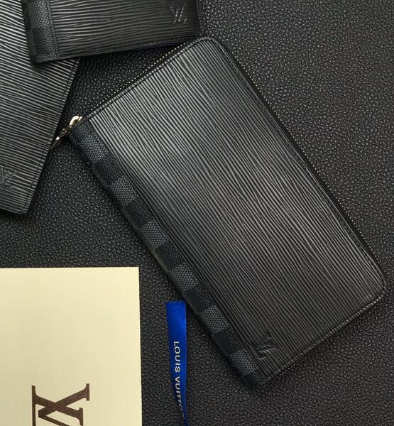 Органайзер Louis Vuitton мужской кожа черный 55405