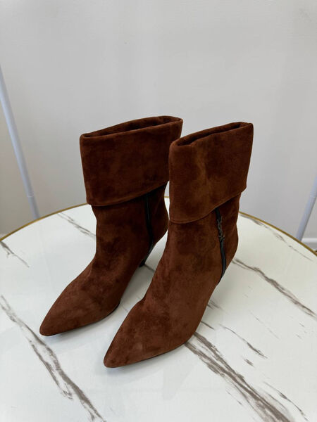 Ботильоны Saint Laurent женский замша 162478-3
