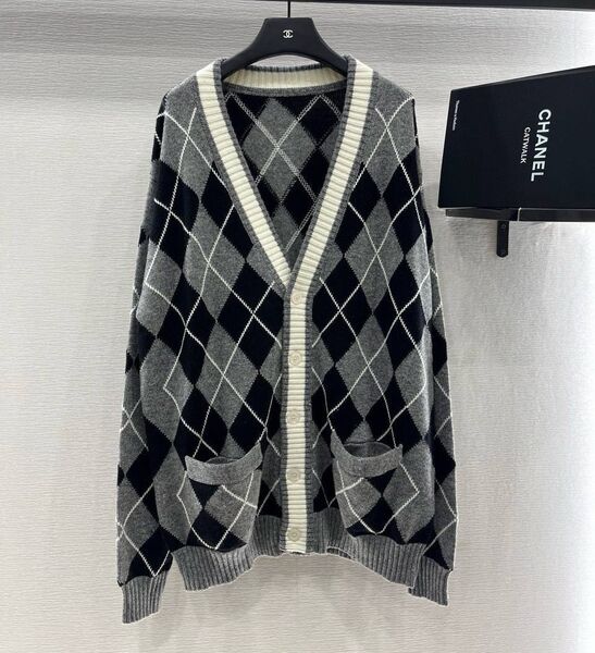Кардиган Gucci женский вязаная ткань черный 199132