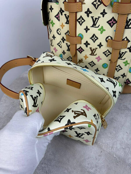 Несессер косметичка Louis Vuitton женский канва белый 154712-4