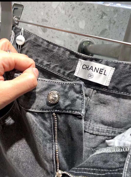 Джинсы Chanel женский джинса графитовый 102833-3