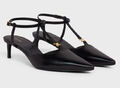 Туфли Celine женский кожа swift черный,серебристый 104909