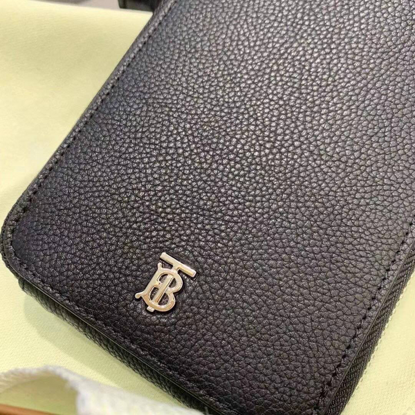Мужская сумка мессенджер Burberry мужской кожа черный 42721-2
