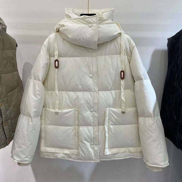 Пуховик Moncler женский белый 63168-4
