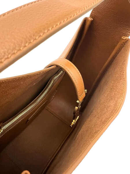 Сумка Saint Laurent женский кожа бежевый 143498-4