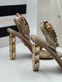 Босоножки Aquazzura женский кожа бежевый 105447-2