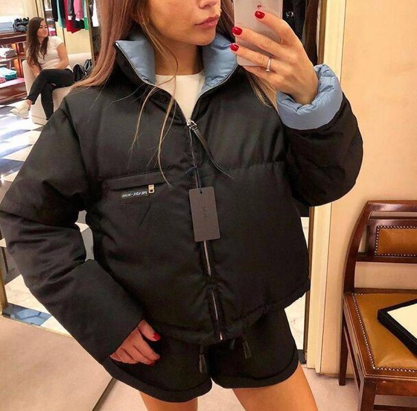Пуховик Prada женский черный 63272