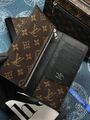Купюрница Louis Vuitton мужской канва черный 37325-3