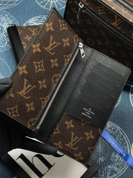 Купюрница Louis Vuitton мужской канва черный 37325-3