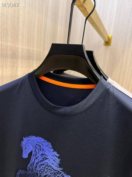 Мужская футболка Hermès мужской синий 174358-6