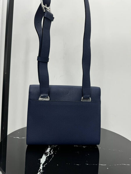 Мужская сумка мессенджер Hermès мужской кожа синий 196272-2