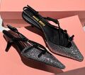 Туфли Miu Miu женский кожа swift темно-серый 138694