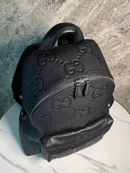 Мужской рюкзак Gucci мужской кожа черный 173931-6