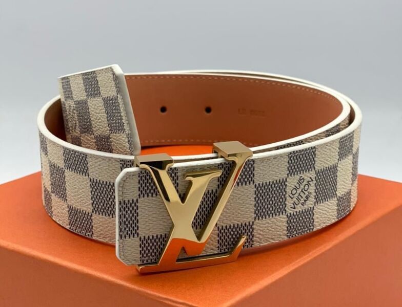 Женский ремень Louis Vuitton женский канва бежевый 21828