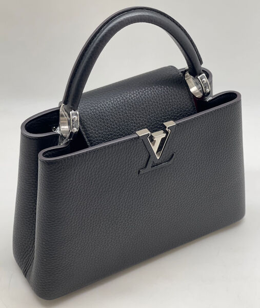 Сумка Louis Vuitton Capucines женский кожа черный 98531-2