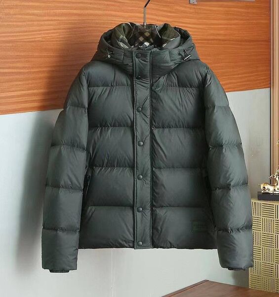Мужской пуховик Burberry мужской черный 200605
