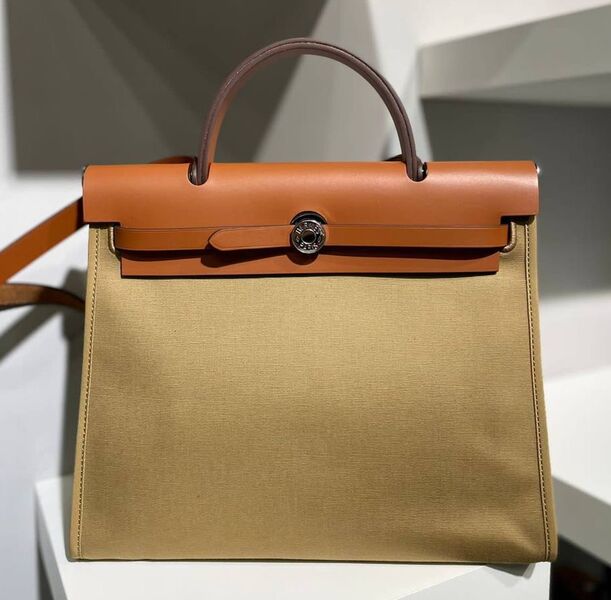 Сумка Hermèsherbag Zip женский кожа бежевый 127294