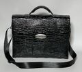 Мужской портфель Brioni мужской кожа страуса черный,коричневый 147901
