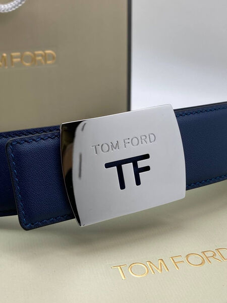 Мужской ремень Tom Ford мужской кожа черный 173595-2