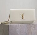Сумка Saint Laurent женский кожа молочный 186467